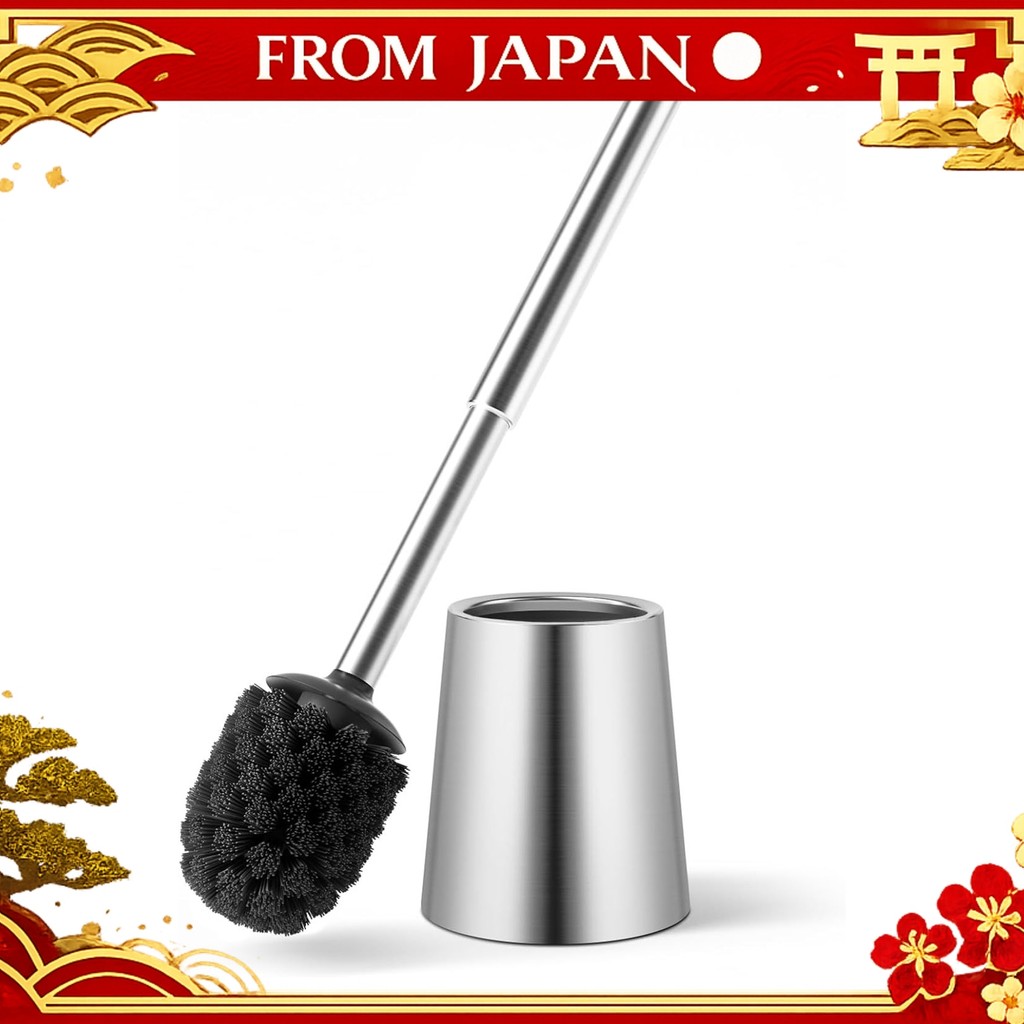 SUS304 Stainless Steel Stylish Toilet Brush Toilet Cleaning Brush with Case Toilet Brush Stylish Toi