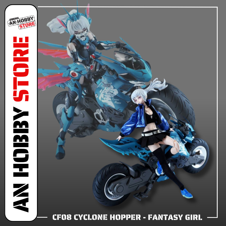 [HÀNG SẴN] MÔ HÌNH LẮP RÁP NUKE MATRIX FANTASY GIRL CF08 CYCLONE HOPPER YIP FUNG SIMw