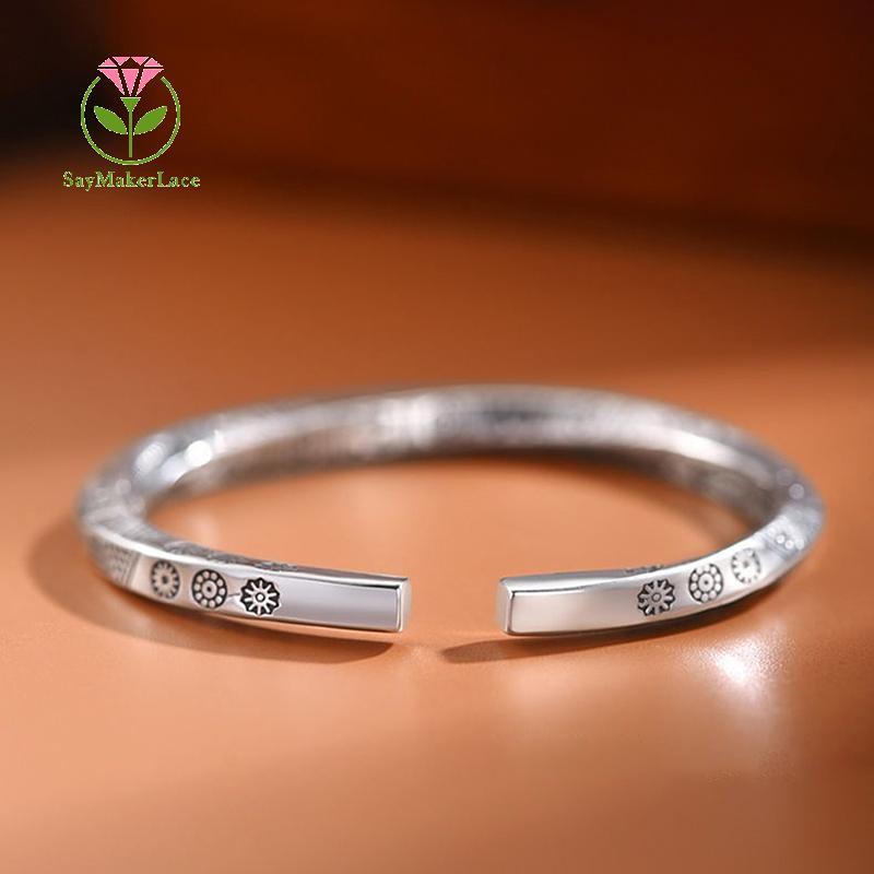 [SayMakerLace] Vòng tay cổ điển dành cho nam nữ Mobius Vòng đeo tay xoắn Unisex thông thường Pulseir