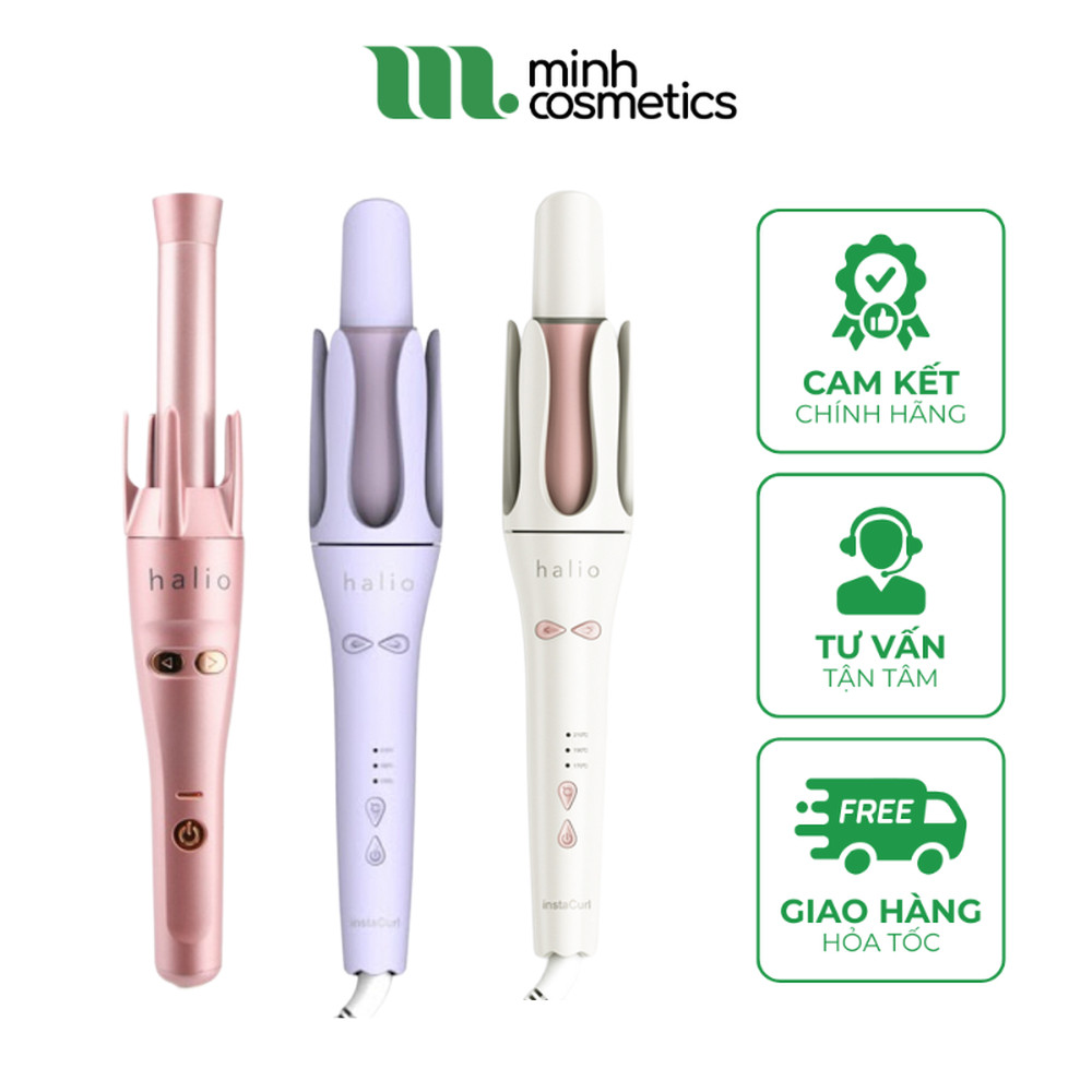 Máy Uốn Tóc Tự Động Halio Ion Âm Auto Rotating Hair Curler Công Nghệ Gốm Tourmaline