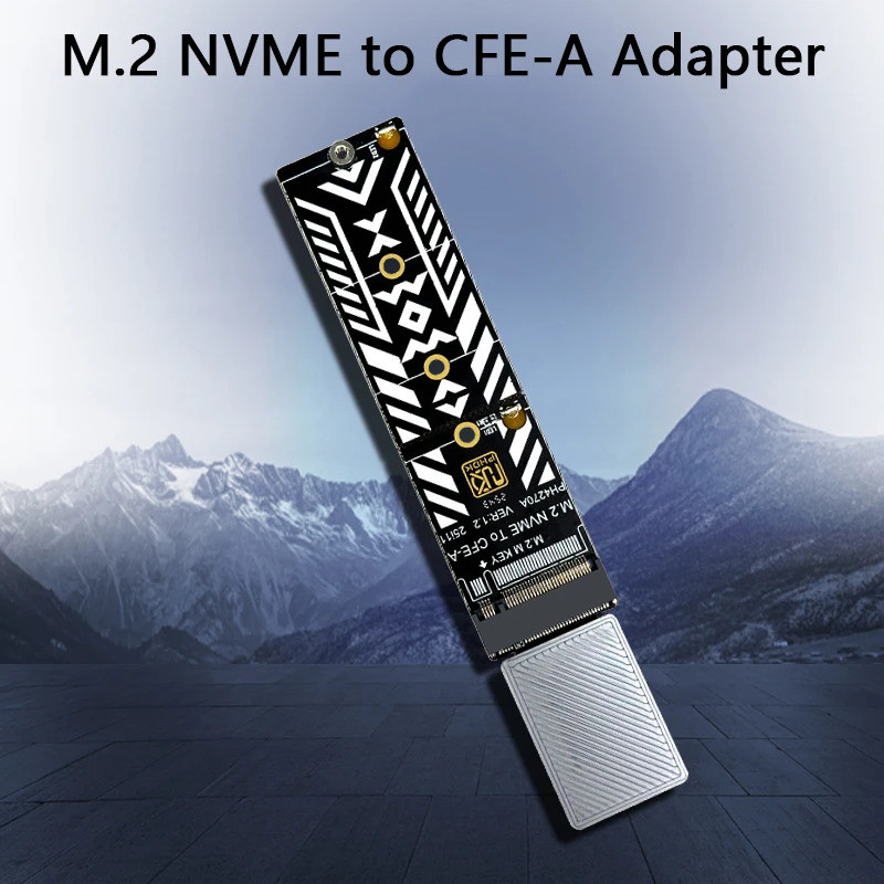 M.2 M Key to CFexpress A Expansion Card Riser M2 sang CFE Bộ chuyển đổi thẻ nhớ Hỗ trợ 2230 2242 226