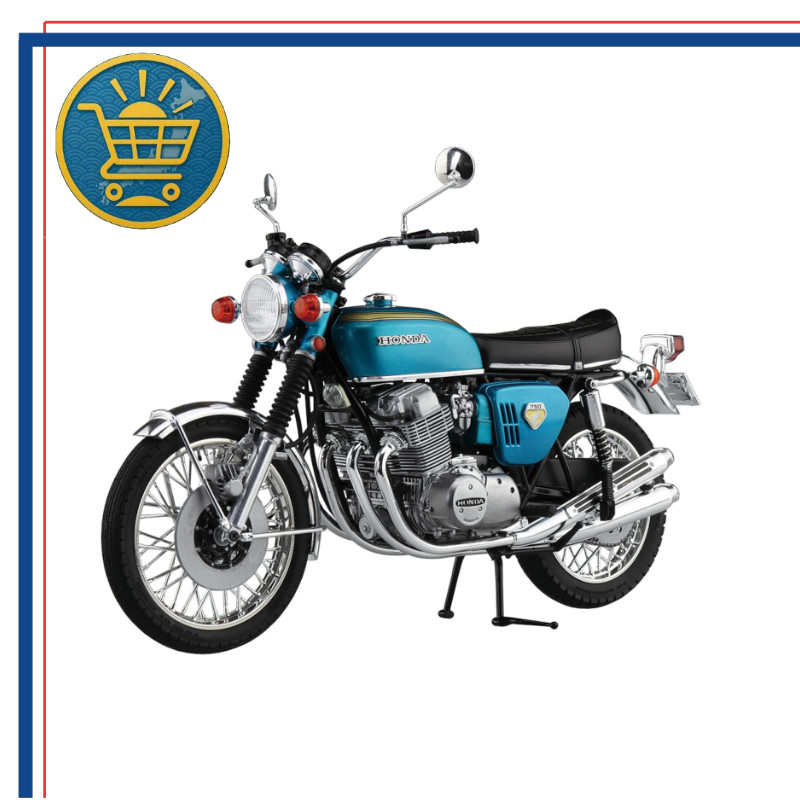 AOSHIMA 1/12 The Bike Series No.1 Honda CB750 Dream CB750 FOUR 1969 Mô hình nhựa【Direct from Japan】