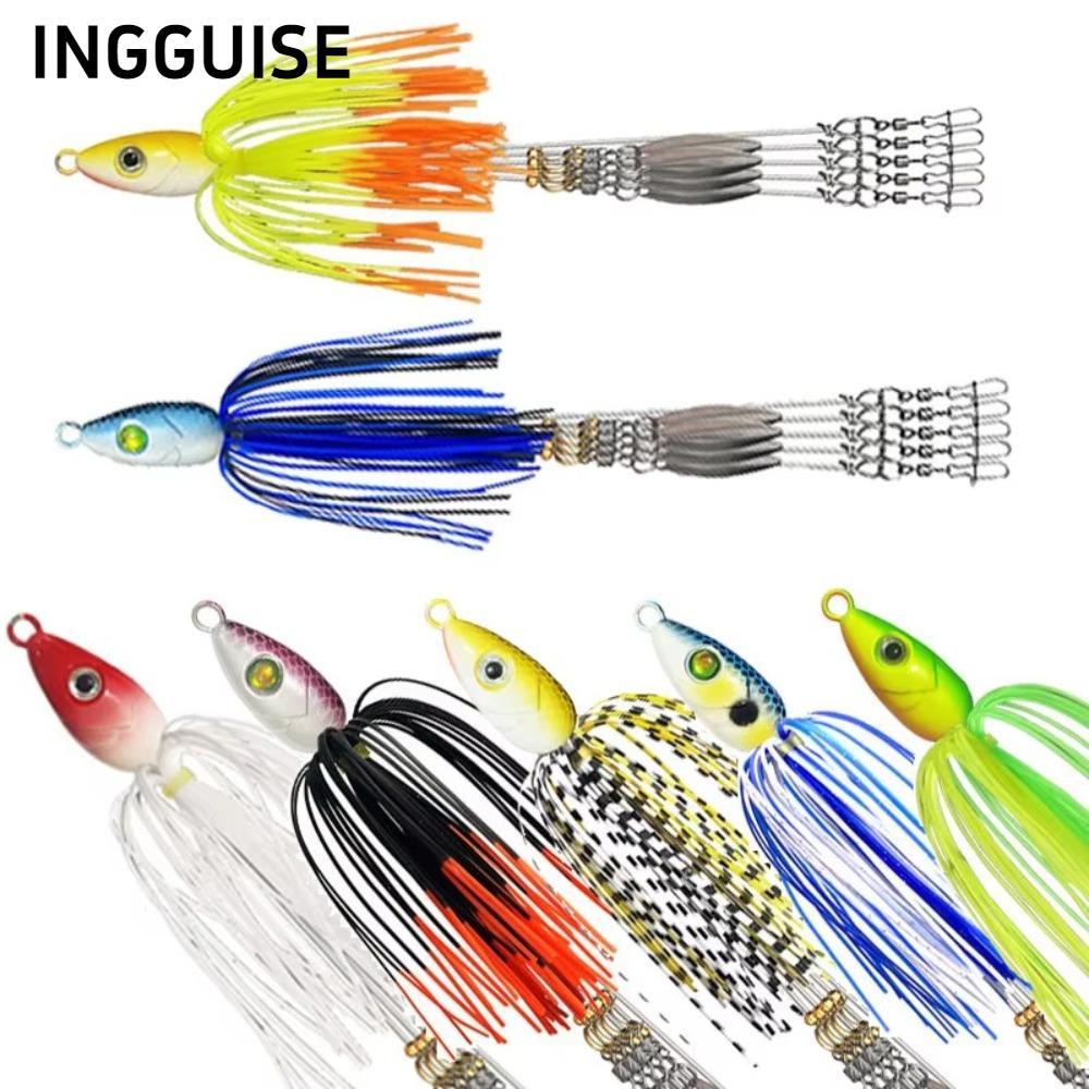 INGGUISE Alabama Rig - Mồi Câu Mềm Swimbaits và Spinners cho Câu Cá Biển