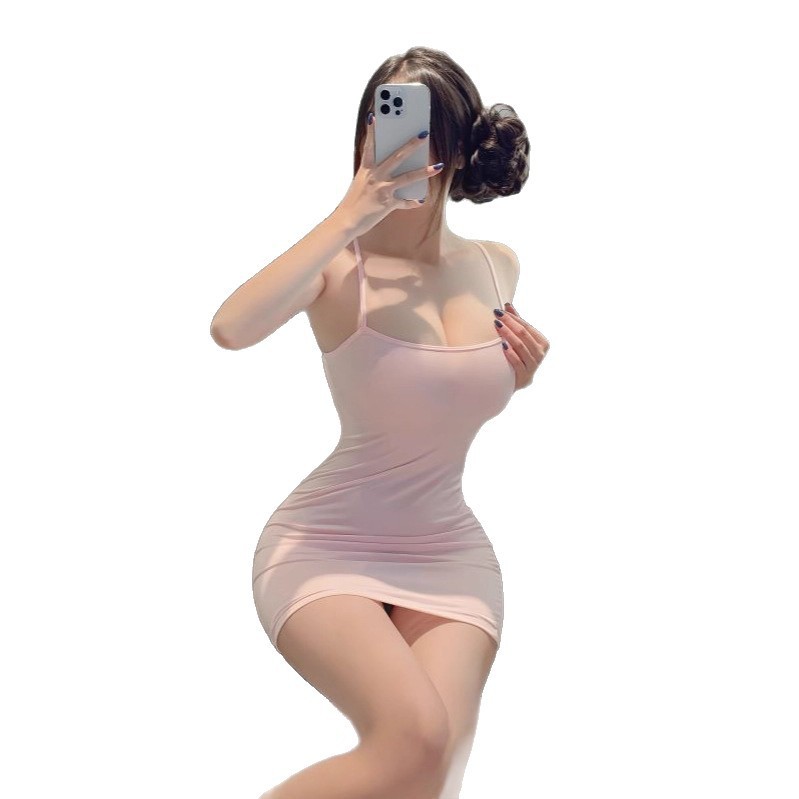 Đồ Lót Gợi Cảm Váy Ngủ Lưng Dây Đeo Bodycon Đầm Đồng Phục Váy Ngủ | BigBuy360 - bigbuy360.vn