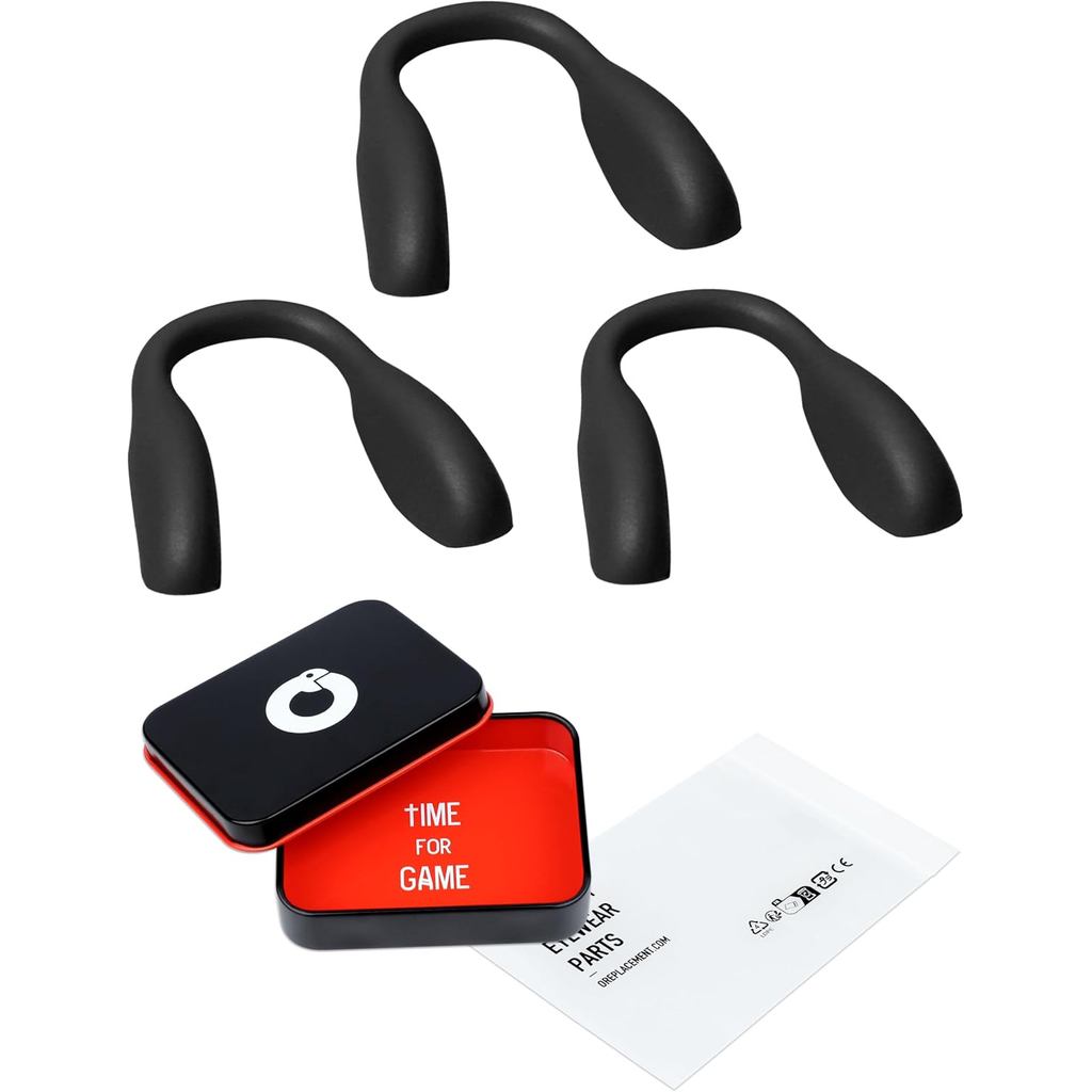 3 Cặp Miếng Lót Mũi Silicon Siêu Mềm Cho Kính Oakley Split Shot, OO4129 và Crossrange, Giúp Chống Tr