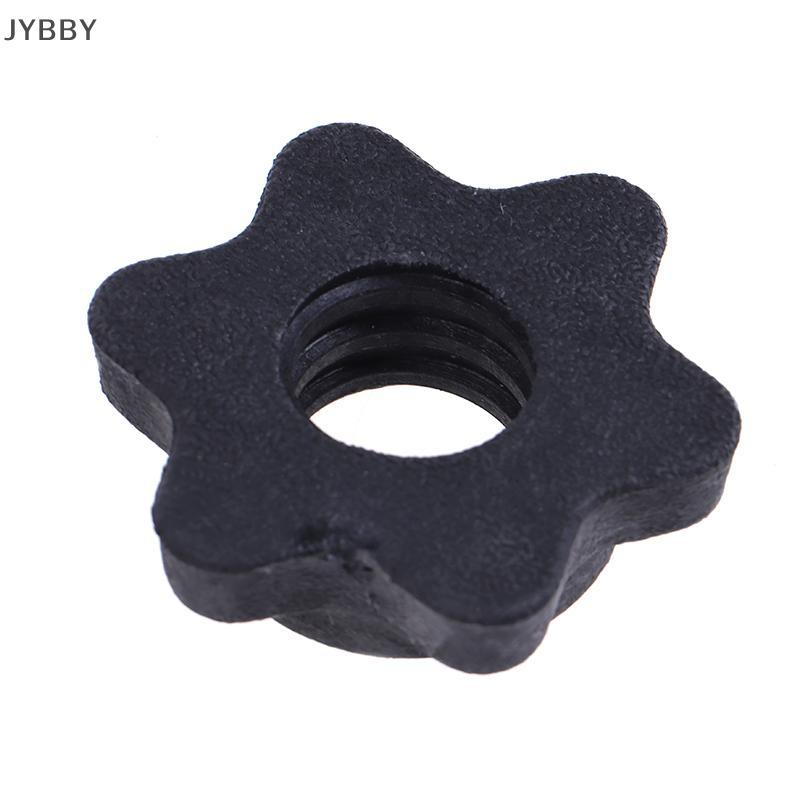 Jybby> Dumbbell Hex Nut Dumbbell Rod Nut spinlock Vòng cổ cho barbells Thanh Đào tạo thể thao mới