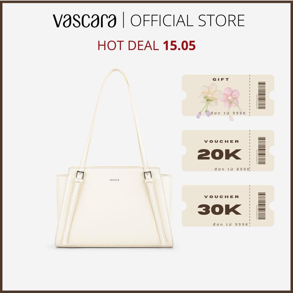 [Livestream|15.05] Vascara Túi đeo vai hình thang đơn sắc - TOT 0205
