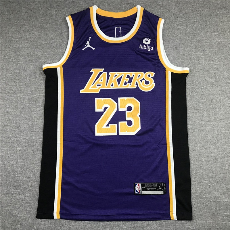 JOCELN [4 phong cách] Áo thi đấu NBA 2022 Los Angeles Lakers 23 mới # LeBron James áo bóng rổ retro 