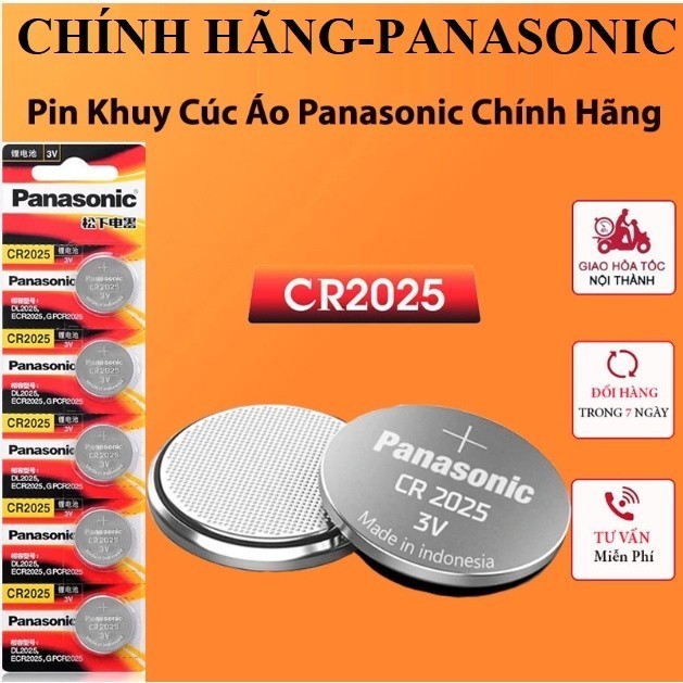 Pin Cúc Áo Panasonic CR2032 - CR2025 - CR2016 - CR1632 - CR1620 3V Lithium