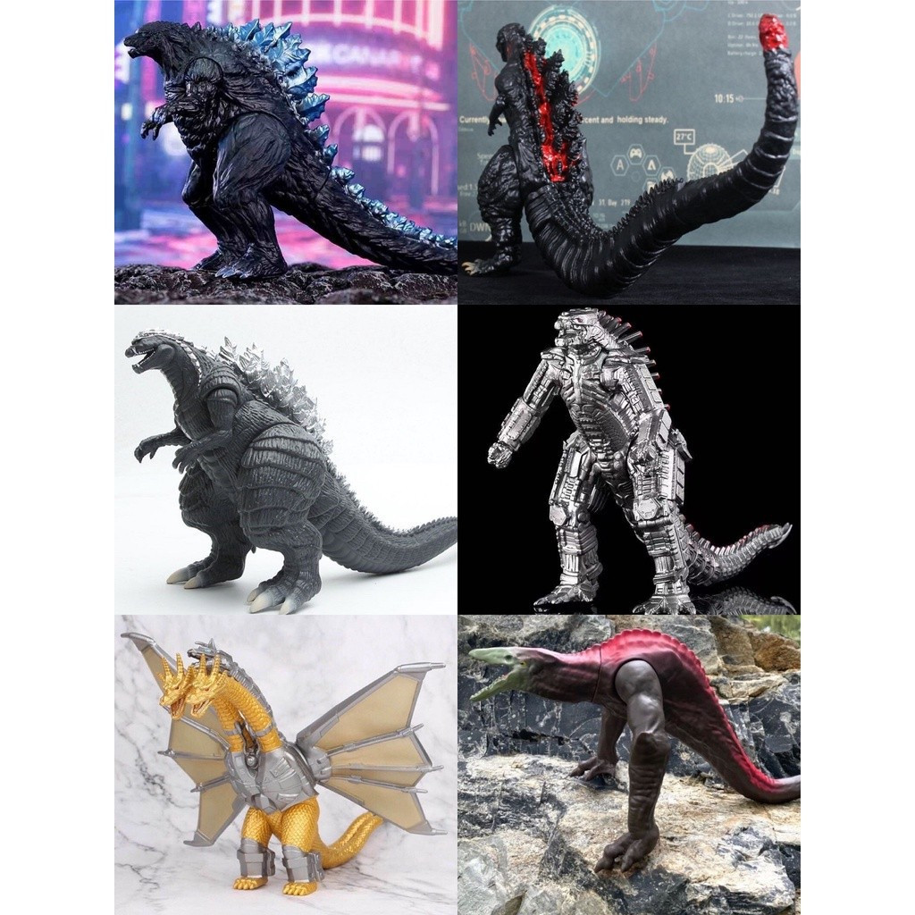 King Kong vs Godzilla, Godzilla mới, Space Godzilla, Earth Godzilla, Giant Godzilla, Nhân vật hành đ