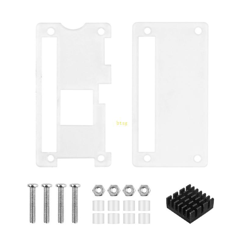 Btsg Ốp lưng Acrylic bền trong suốt cho phụ kiện bo mạch chủ Banana Pi M2- Zero