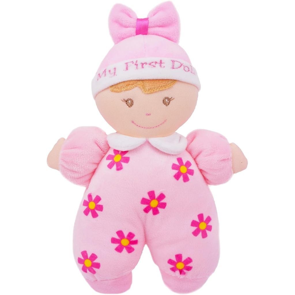 June Garden 9 "My First Doll Sienna - Búp bê trẻ em sang trọng mềm mại có lục lạc - Trang phục màu h
