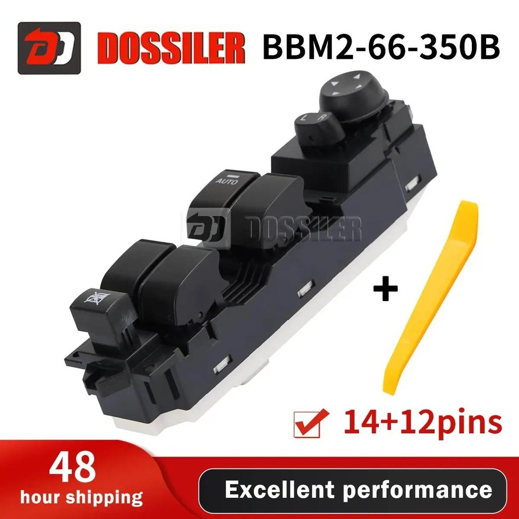 BBM2-66-350B MỚI Dossiler Master Power Window Switch Driver Side Cho Mazda 3 2010 2011 2012 2013 2.0