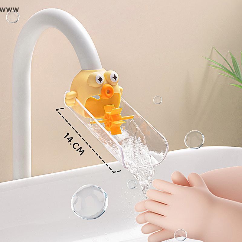 [auz] Cartoon Animals Faucet Extender For Kids Hand Washing - Convenient Baby Washing Helper