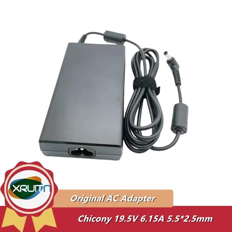 A17-120P1A Chicony 19.5V 6.15A 120W OEM AC Adapter Sạc Cho Msi GP72 6QF GE60 GE70 GP62 2Q Chơi Game 