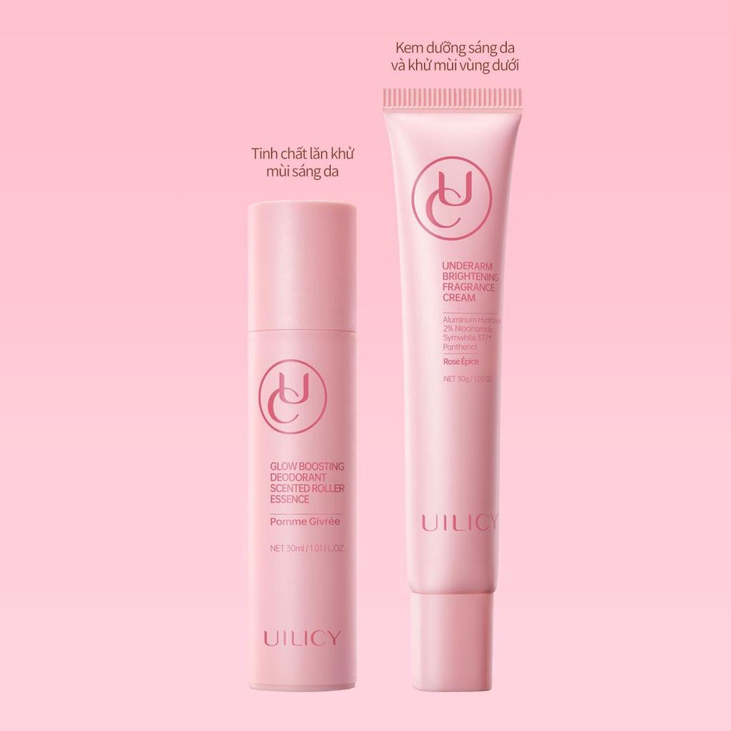 Kem dưỡng Hỗ trợ trắng sáng vùng da dưới cánh tay UILICY30g Khử Mùi Nách Trắng da Chống2% Niacinamide Symwhite377 Rose | BigBuy360 - bigbuy360.vn
