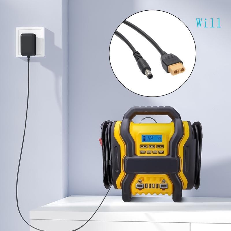 Cáp chuyển đổi DC5521 sang XT60 Đầu nối nam XT60 sang DC5525 5521 5 5mm Độ bền dày cho dây nguồn hiệ