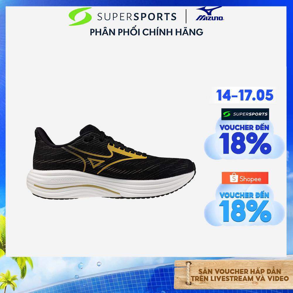 Giày Chạy Bộ Nam Mizuno Wave Rider 29 - Đen - J1GC250355