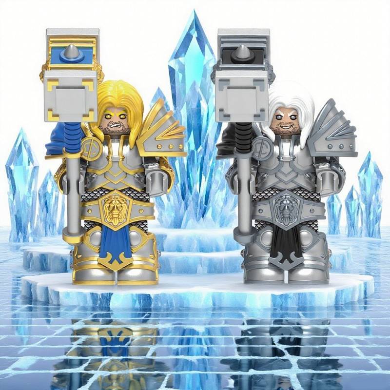 World of Warcraft League Hero Alsace Doll Toy Armor Model Educational Building Blocks Toy 9rZX
