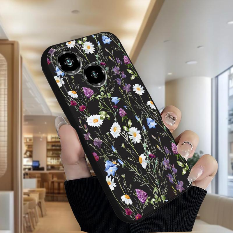 Ốp Điện Thoại Cho ZTE Nubia Neo 2 5G Nubia Focus Pro 5G Nubia Air Thời Trang Hoa Mờ Lưng Mềm Chống S