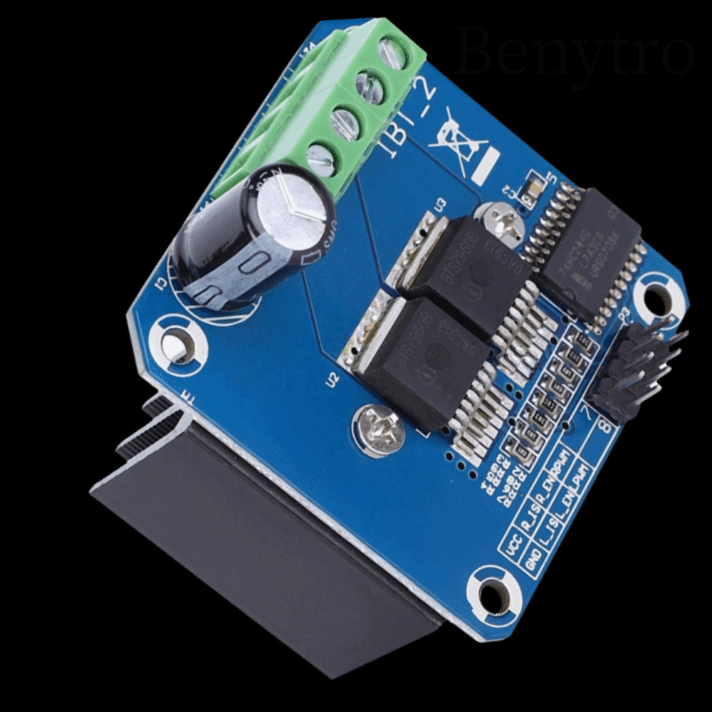 Mô-đun truyền động cơ BENYTRO, Mô-đun truyền động động cơ công suất cao BTS7960 5.5V đến 27V, Mô-đun