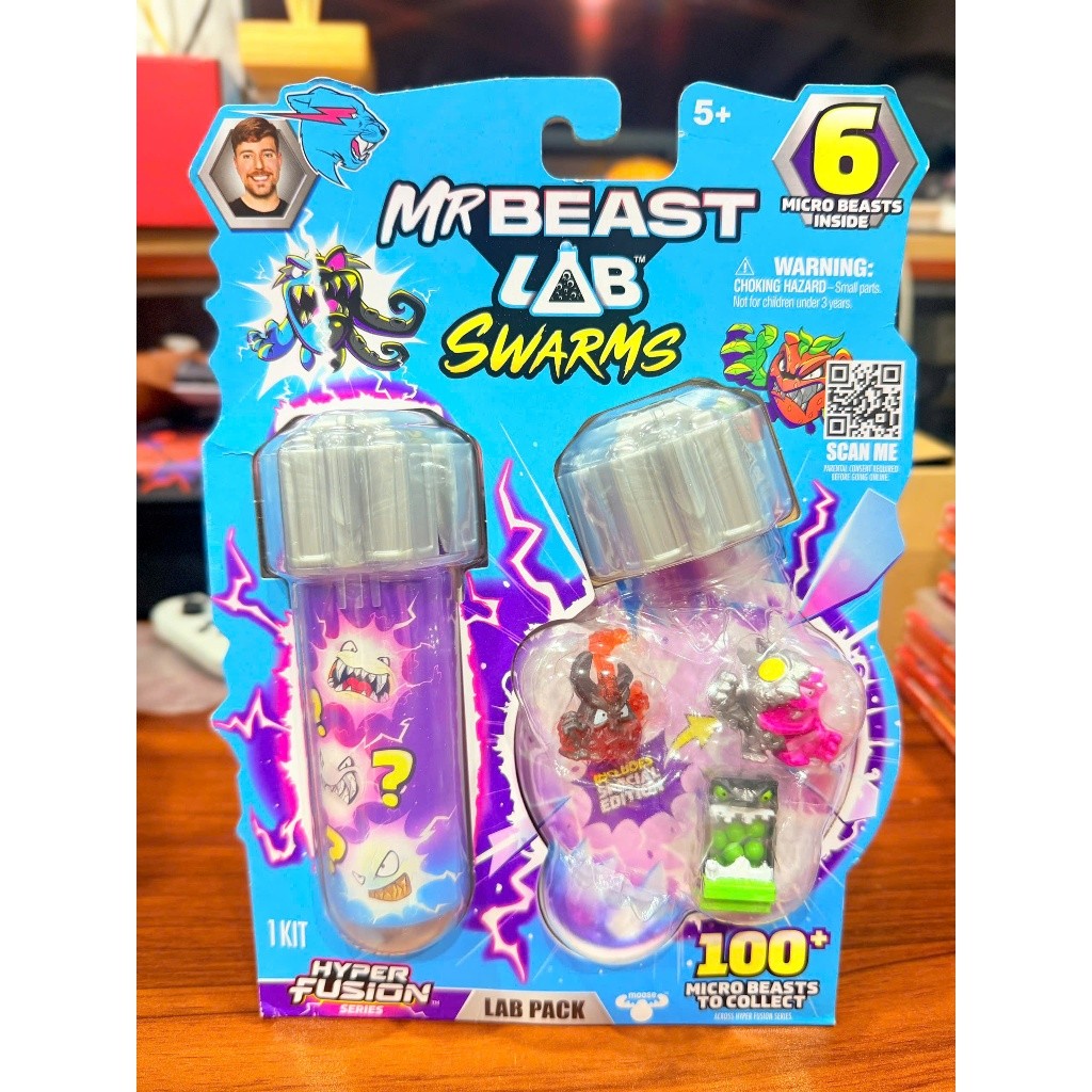 [HAMI] Đồ Chơi Sưu Tập MrBeast Lab Swarms - Gói Lab Pack Hyper Fusion Series