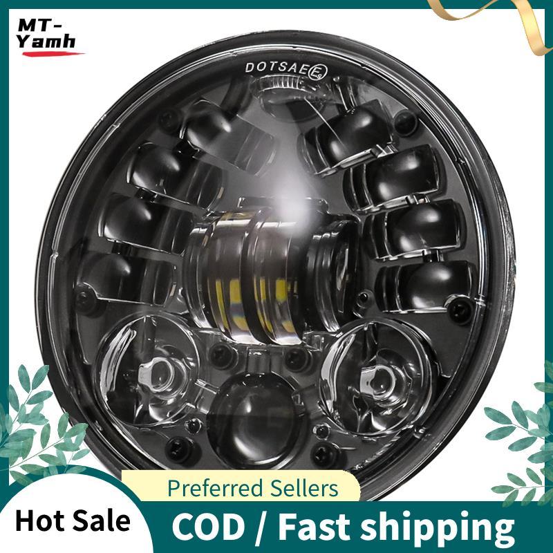 Đa Năng 5.75 Inch Đèn Pha LED 5 3 / 4 Inch LED DRL Hi / Lo 36W Chùm Xe Máy Bật Đèn Pha Chạy Ban Ngày