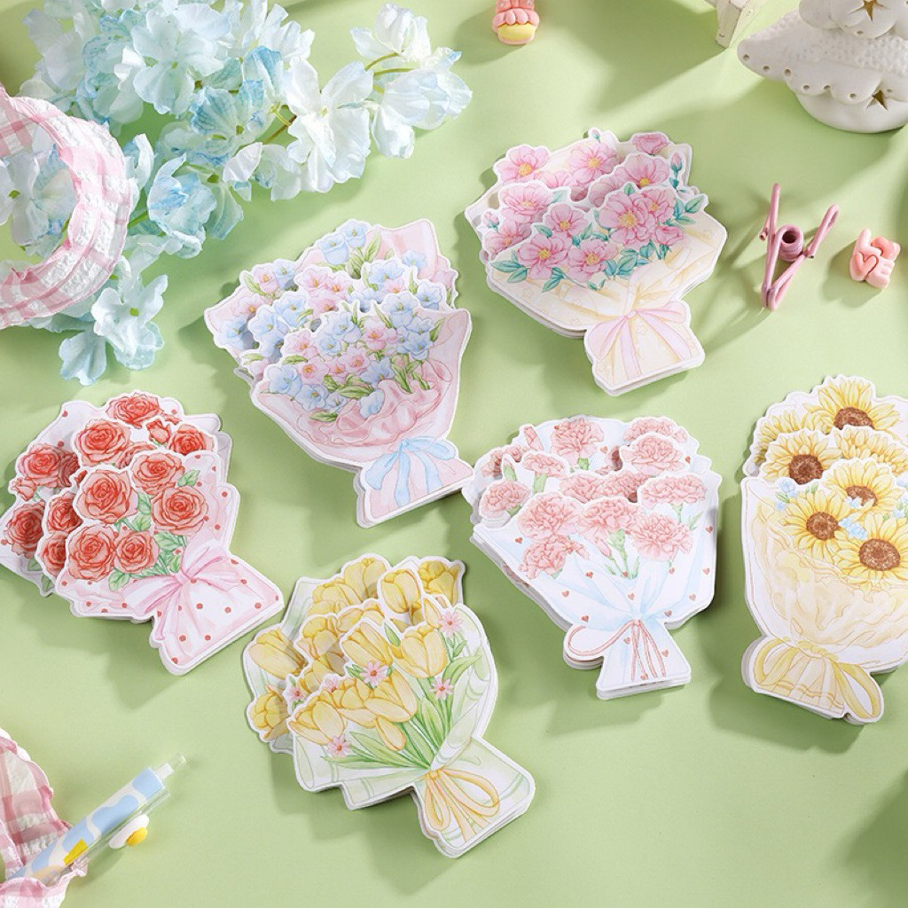 (New) Thiệp quà tặng , chúc mừng sinh nhật Gập hình hoa 3D DIY xinh xắn - HeBe Store