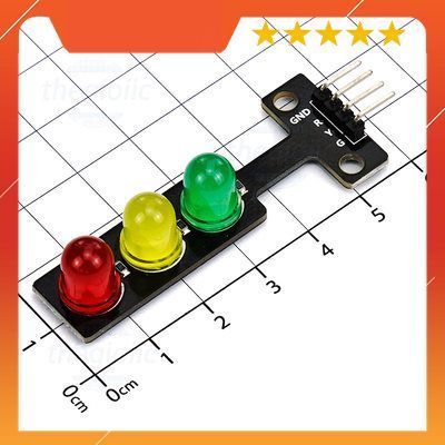 [3 Cái]- Mạch Đèn Giao Thông LED 10mm 5VDC