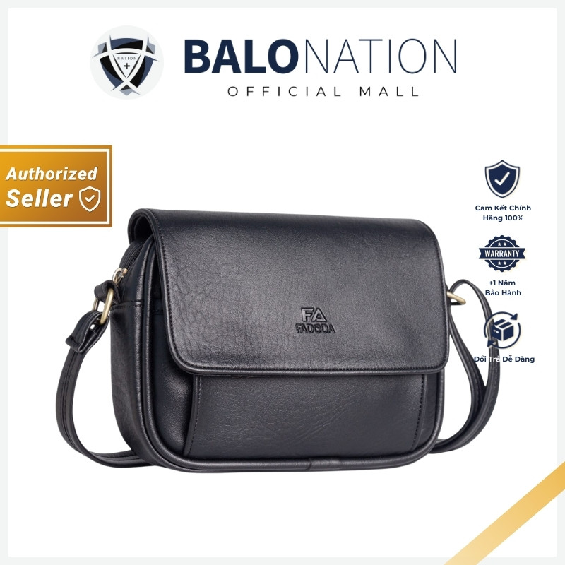 [CHÍNH HÃNG] Túi da đeo chéo FADODA FN22 nhỏ gọn, nhẹ, nhiều ngăn, vintage, không thấm nước, không b