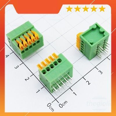 [3 Cái]- KF141-2.54-5-R Terminal Block 5 Tiếp Điểm Cắm Dây Ngang 2.54mm 150V 2A