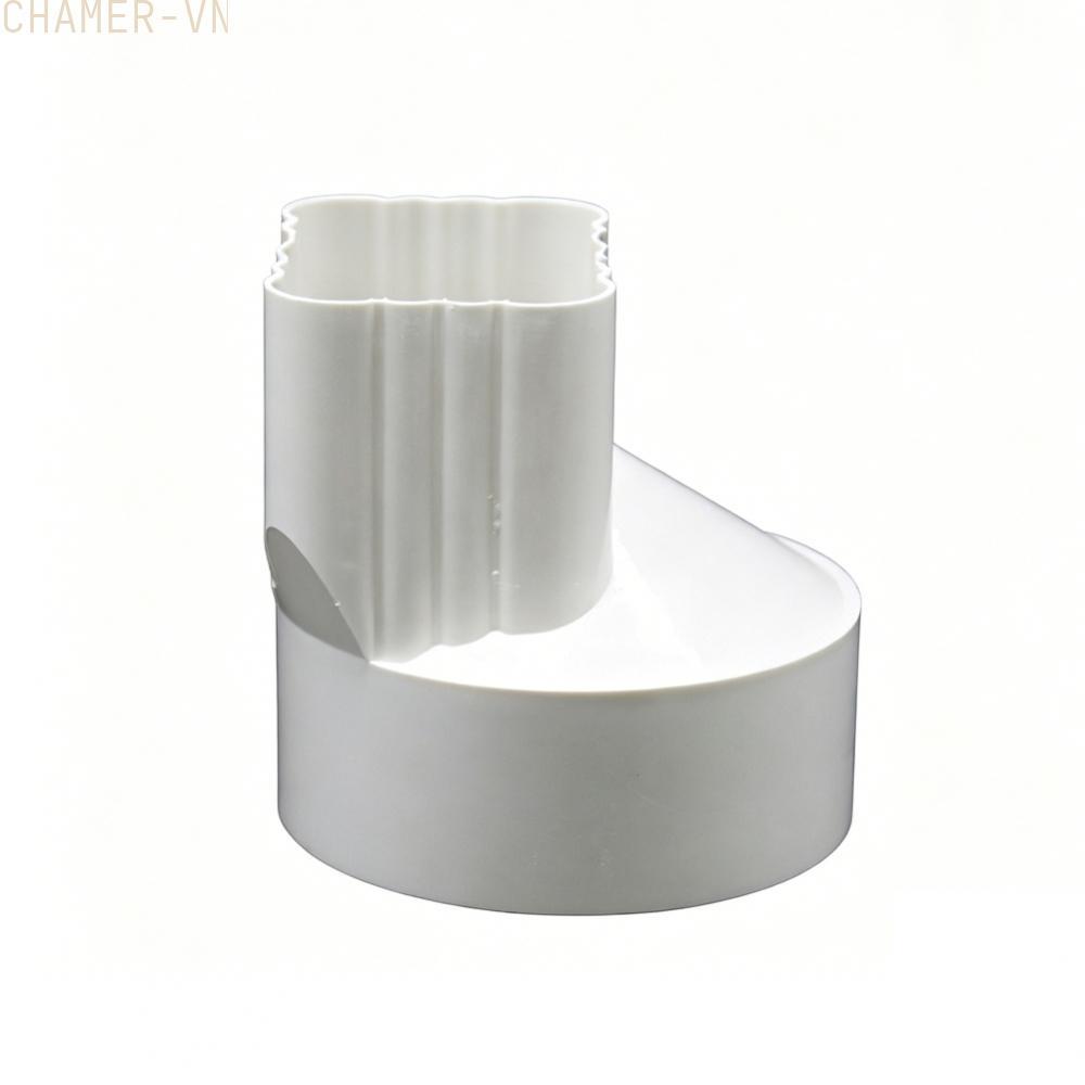 【CHAMER】Pvc Square Gutter Downspout Rainwater Downpipe Pipe Drainage System for Eaves【HomeLiving】