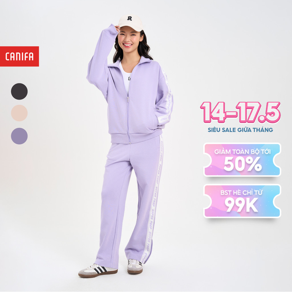 Bộ quần áo nỉ nữ CANIFA 6ST24W003