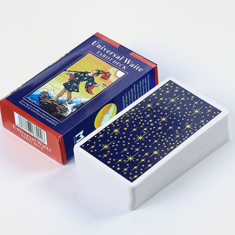 Popular-78 Cards Universal Weite Tarot Classic Starter Tarot Bộ bài Tarot Smith Ryder Tarot Tâm linh