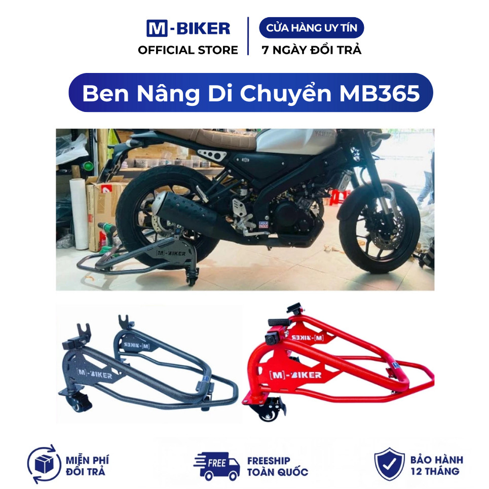Ben nâng MB365 M-Biker, ben nâng di chuyển Motor Sport - Naked Bike dưới 175cc