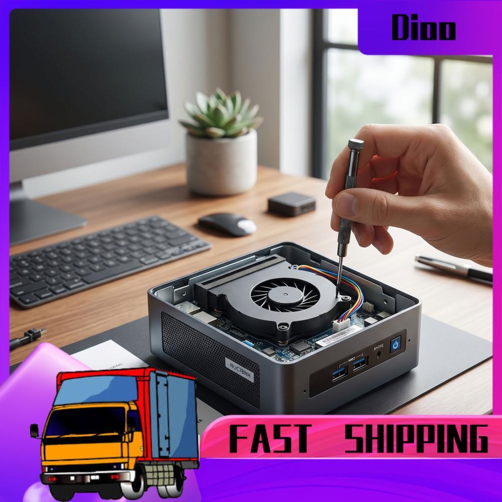 Dioo Dioo Gugxiom CPU Quạt Làm Mát BSB05505HP cho NUC5 NUC6 NUC7 i3 i5 i7 Mini PC 4 Pin Kết Nối CBXG