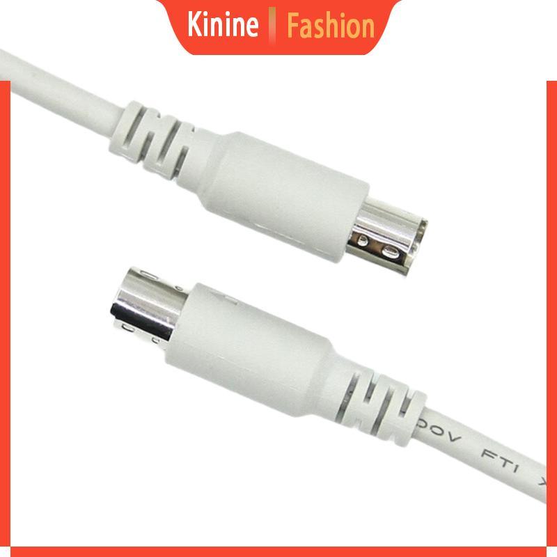 Cáp nối dài màu đen KIN với đầu nối nam 8Pin DIN Cáp nối dài 8PIN cho thiết bị âm thanh Thiết bị âm 