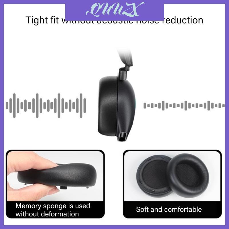 QUU Đệm Tai Dài Cuối Cùng Băng Đô Cho Tai Nghe AW920H Earpads Miếng Lót Tai Tối Ưu Cách Ly Tiếng Ồn 