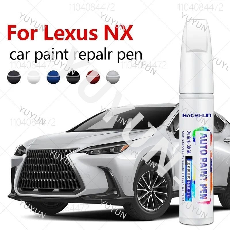 YY Sơn Sửa Chữa Bút Touch Up Scratch Remover DIY Phụ Kiện Ô Tô Đen Trắng Cho Xe Lexus NX NX200 NX300