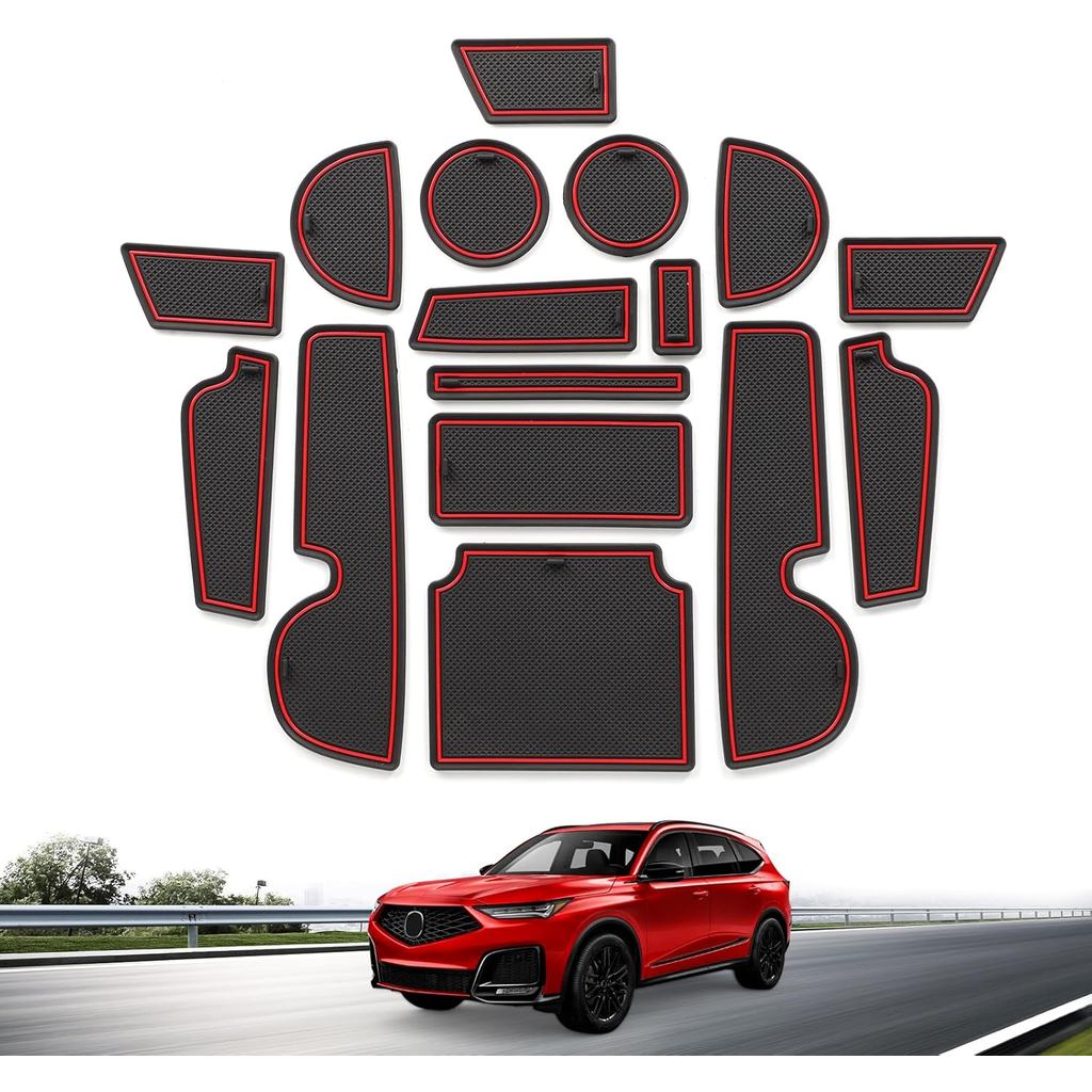 16 Chiếc Bảng Điều Khiển Trung Tâm Lót Cho Acura MDX 2022-2026 Giá Đỡ Cốc Chèn Cho 2025 Acura MDX Kh