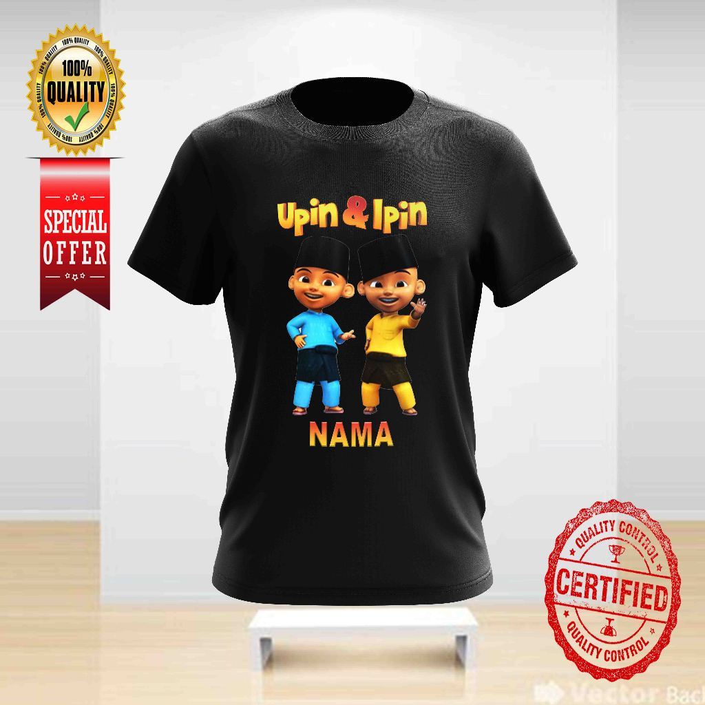 Áo thun Upin và Ipin Baju Melayu Microfiber Jersey