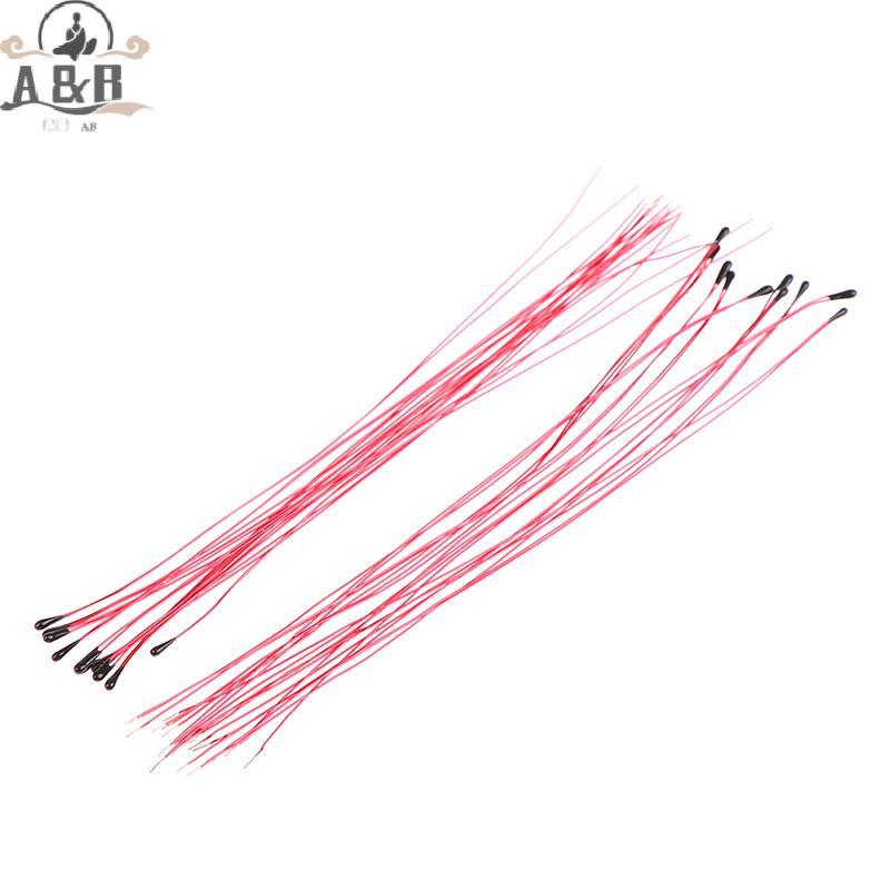 [A & B Dec] 10 CÁI Điện trở nhiệt điện trở NTC MF52B 10K 100K Dây đeo đầu dò B3470 B3380 B3950 B3435