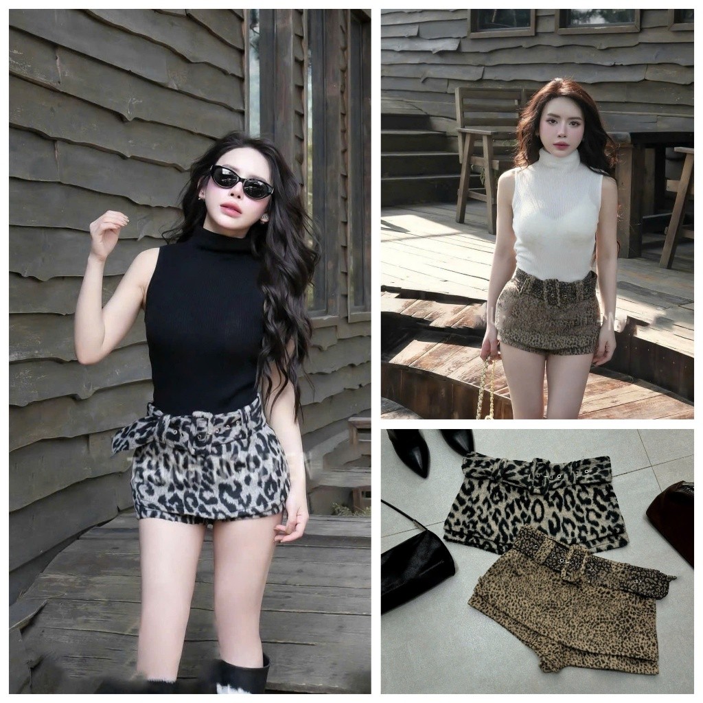 [Follow shop nhận mã 10k] Chân váy dạ quần trong kèm đai Meo Meo Shop QCCC QCL1 CV0732 9756