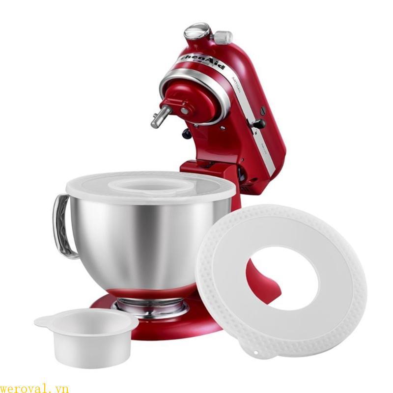 WER 2 Gói Nhựa Nắp Bát Trộn Phụ Kiện Trộn Bát Trộn Nắp Đứng Trộn Bát Bao Trộn Bộ Phận Thay Thế Cho C