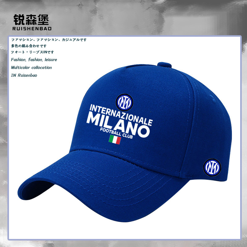 Đồng phục quạt bóng đá Inter Milan, Inter Milan, Nerazzurri, Serie A, mũ bóng chày ngoài trời, cotto