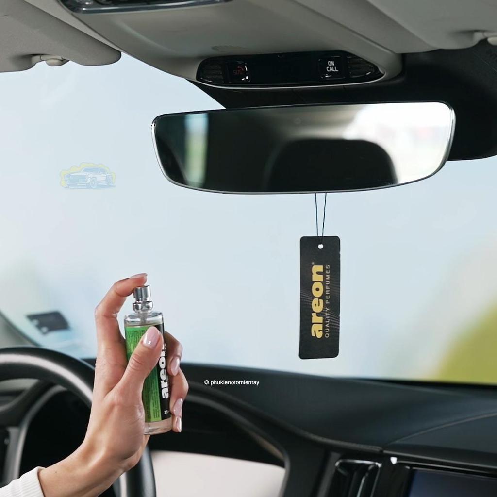 AREON Nước Hoa Ô Tô AREON Nhập Khẩu Bulgaria Hương Cà Phê Dạng Xịt 35ml Thơm Nhanh Khử Mùi Xe Hơi Chính Hãng 100% 4