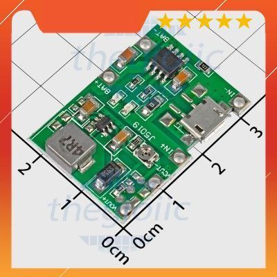[2 Cái]- J5019 Mạch Tăng Áp Kèm Sạc Pin 18650 1S IoT Maker 90