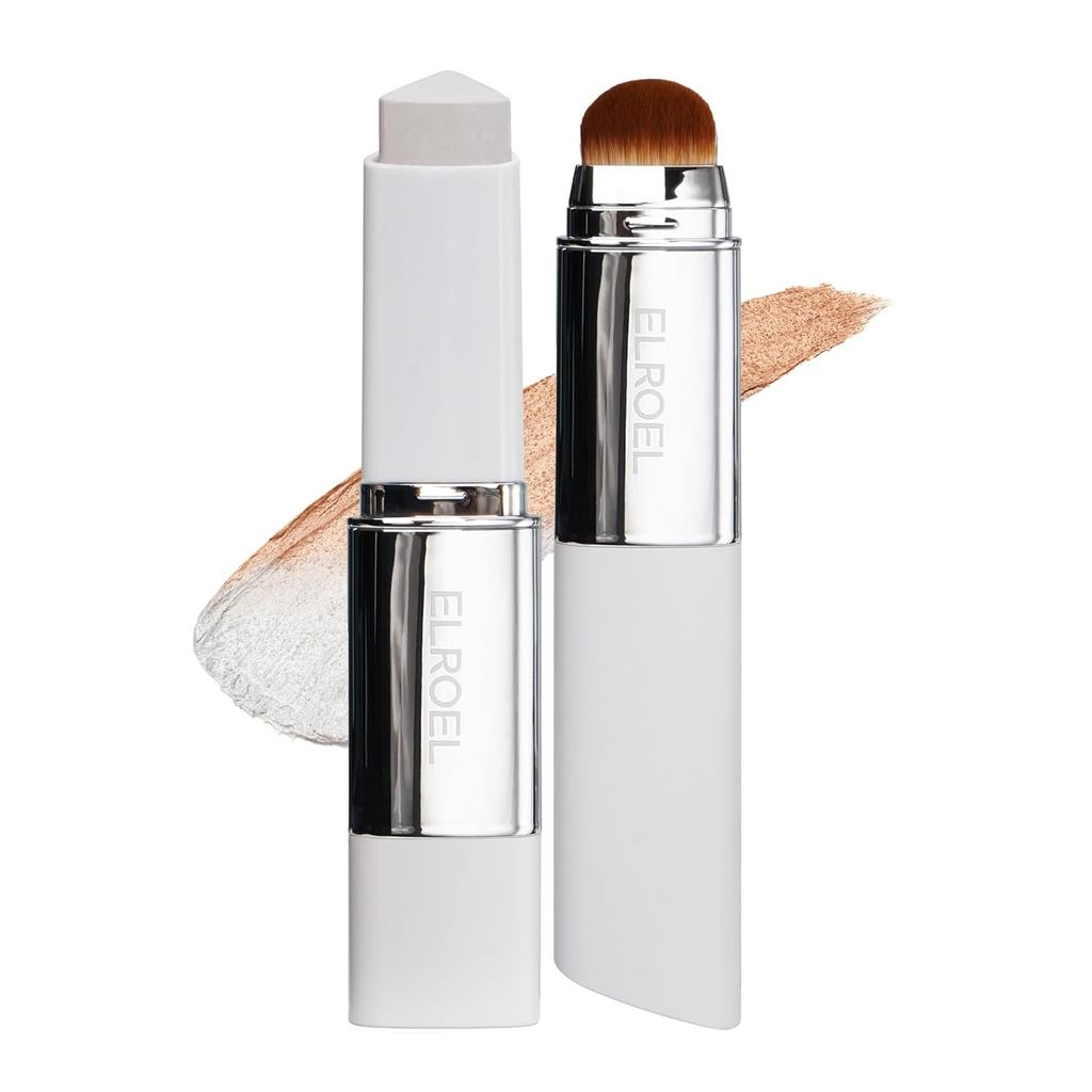 ELROEL Blanc Cover Cream Stick V Kem nền đổi màu trắng-Hàn Quốc, bao gồm Volufiline-Medium đến Kem c