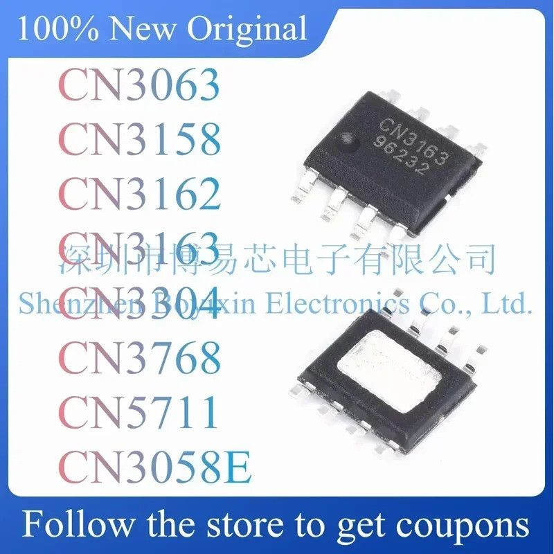 5 CÁI CN3063 CN3158 CN3162 CN3163 CN3304 CN3768 CN5711 CN3058E SOP Chip ic