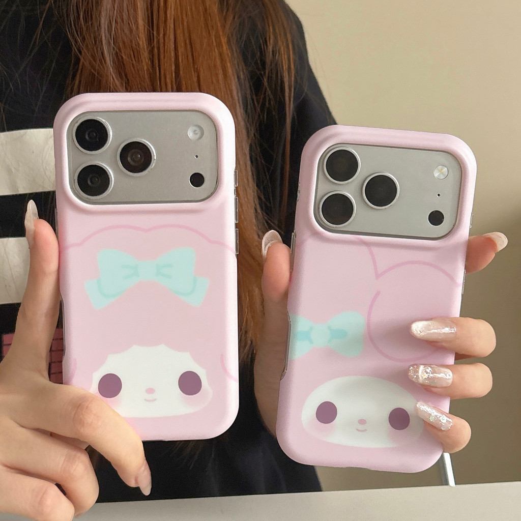 Ốp điện thoại TPU chống sốc Pink My Melody Sheep cho Apple IPhone 17 16 15 Pro Max